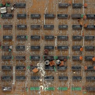 Photo Textures of Electronic Plate